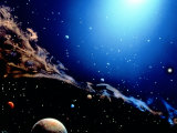 Space Illustration of Planets Lámina fotográfica por Ron Russell Space Illustration of Planets Lámina fotográfica por Ron Russell