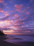 Soleil couchant et l'océan, Californie Photographie par Mitch Diamond