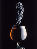 Howard Sokol - Bunch of Grapes Over a Glass of Wine - Fotografik Baskı Howard Sokol - Bunch of Grapes Over a Glass of Wine - Fotografik Baskı