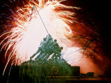 Monument to the Battle of Iwo Jima Photographic Print by Whitney & Irma Sevin