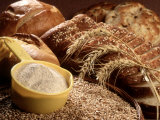 Wheat and Wheat Products Fotografie-Druck von Carol & Mike Werner