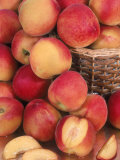 Peaches in a Basket Fotografisk trykk av Jan Kassay Barakat