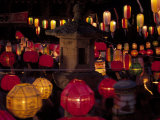Lit Lanterns, South Korea Photographic Print by Thomas McGuire