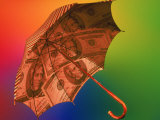 Financial Umbrella Fotografisk tryk af Carol & Mike Werner Financial Umbrella Fotografisk tryk af Carol & Mike Werner
