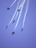 USN Blue Angels in Formation Photographic Print by John Luke