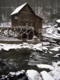 Old Mill, Babcock State Park, West Virginia Lámina fotográfica por Charles Benes