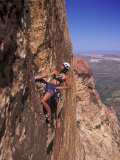 Rock Climbing, Red Rock, NV Photographic Print by Greg Epperson