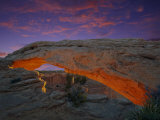 Sunrise at Mesa Arch in Canyonlands National Park, UT Photographic Print by David Davis