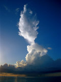 Offshore Thunderstorm, Atlantic Shore, Miami, FL Photographic Print by Jeff Greenberg