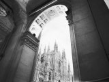 View of the Duomo, Galleria, Milano, Italy Photographic Print by Walter Bibikow