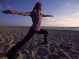 Woman Doing Yoga, Miami, FL Photographie par Cheyenne Rouse