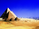 Pyramides de Gizeh, Egypte Photographie par Frank Chmura