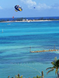 Parasailing, Nassau, Bahamas Photographic Print by Chel Beeson