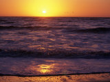 Plage au soleil couchant, San Francisco, Californie Photographie par Daniel McGarrah