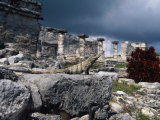 Mayan Ruins, Tulum, Mexico Photographic Print by Angelo Cavalli