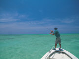 Bone Fishing, Grand Cayman Photographic Print by Timothy O'Keefe