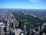 Vue aérienne de Central Park, NYC Photographie par David Ball