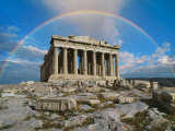 Arco iris en el cielo, el Partenón (Grecia) Lámina fotográfica por Peter Walton Arco iris en el cielo, el Partenón (Grecia) Lámina fotográfica por Peter Walton