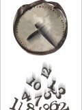 Clock Losing Numbers Photographic Print by Martin Paul