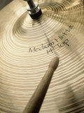 Cymbal and Drumstick Fotografie-Druck von Silvestre Machado