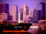 Boston and Harbor, MA Photographic Print by John Coletti