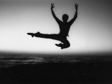 Silhouette of Male Ballet Dancer Photographic Print by Bonnie Kamin