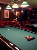Anfangspositionierung der Billardkugeln, Boston Billiards, Massachusetts Fotografie-Druck von John Coletti