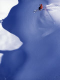 Skier Over the Top Photographic Print