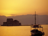 Bourtzi Island Fort, Nafplio, Peloponnesos, Greece Photographic Print by Walter Bibikow