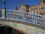 Plaza de Espana, Seville, Spain Stampa fotografica di Everett Johnson