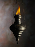 Howard Sokol - Flame in Jewish Oil Lamp Fotografická reprodukce