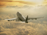 Peter Walton - Jumbo Jet Above Clouds at 35,000 Feet - Fotografik Baskı