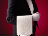 Waiter with Towel Fotografisk trykk av Sylvia Bissonnette Waiter with Towel Fotografisk trykk av Sylvia Bissonnette