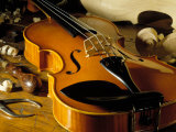 Violin Making Photographic Print by Martin Fox