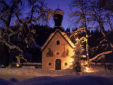 Christmas Chapel Model, Bavaria, Germany Photographie par David Ball
