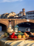 Tuscany Food and Wine, Florence, Italy Fotografisk tryk af Frank Chmura Tuscany Food and Wine, Florence, Italy Fotografisk tryk af Frank Chmura
