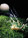 Golf Club Hitting Ball Photographic Print by Henryk T. Kaiser