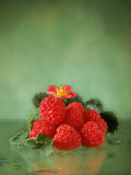 Raspberries Photographic Print by Sylvia Bissonnette