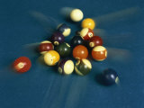 Cue Ball Hitting Pool Balls Photographic Print by Rick Souders Cue Ball Hitting Pool Balls Photographic Print by Rick Souders