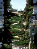 Lombard Street, San Francisco, California Lámina fotográfica Lombard Street, San Francisco, California Lámina fotográfica