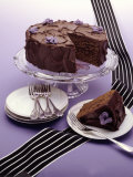 Chocolate Cake Photographic Print by Peter Johansky