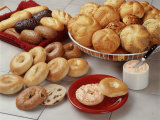 Cream Cheese and Lox Spread with Various Breads Photographic Print by Ed Bishop