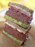 Double Beef Sandwich Photographic Print by ATU Studios 