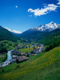 Vallée d'Otztal-Otz et ville de Solden, Tyrol, Autriche Photographie par Walter Bibikow