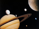 SPAEX 1  View of Saturn from Voyager1 Photographie