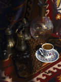 Coffee Beans, and Cup of Turkish Coffee Photographic Print by Kadir Kir
