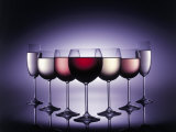Glasses of Wine Fotografie-Druck von Bud Freund