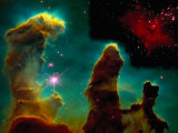 Eagle Nebula, Taken from Hubble Telescope Fotografisk tryk af Arnie Rosner Eagle Nebula, Taken from Hubble Telescope Fotografisk tryk af Arnie Rosner