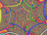 Abstract Fractal Design with Multi-Coloured Patterns and Shapes Photographic Print by Albert Klein