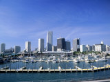 Bateaux et yachts dans la marina de Bayside, Miami Photographie par Angelo Cavalli